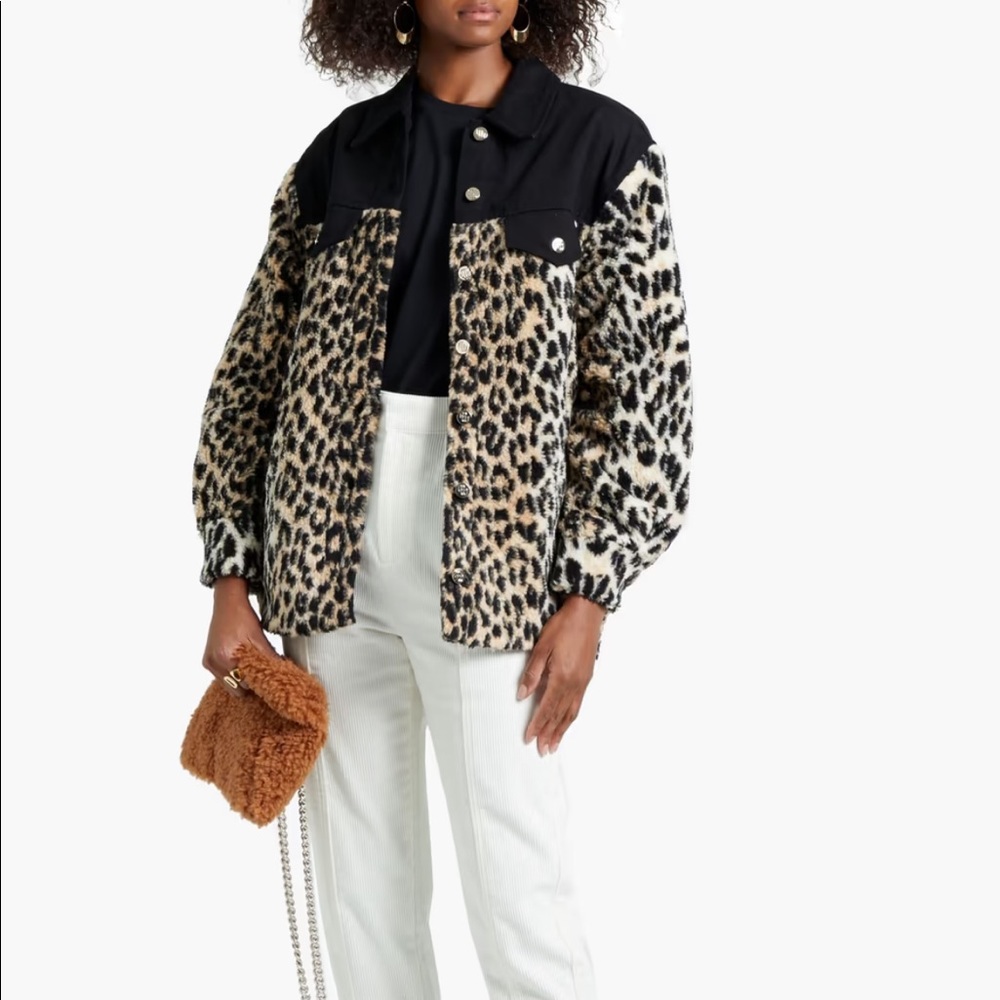 MAJE Faux Fur Jacket